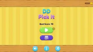 Test Before You Buy! Our Sample HTML5 Game, DD Pick It.