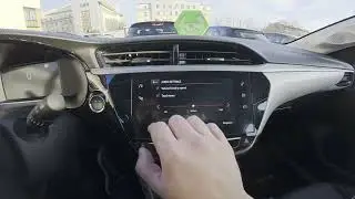 Opel CORSA F Electric &ndash; Как включить или выключить тональный эффект сенсорного экрана