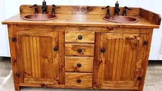 Rustic Bathroom Vanity Plans