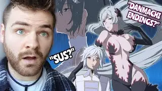 MOST SUS ANIME ENDING?!! | DANMACHI *NEW* OPENING & ENDINGS | FIRST TIME REACTION!!