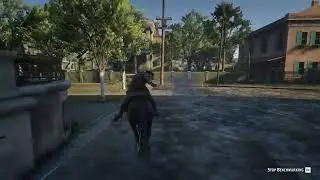 Red Dead Redemption 2, 960M 2GB, default graphics settings.