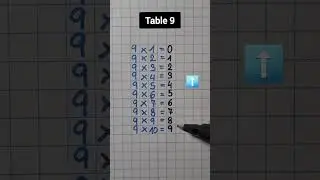 table 9 math shortcut trick