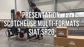 Scotcheuse multi-format SIAT SR20 : Fermez vos cartons rapidement et ergonomiquement