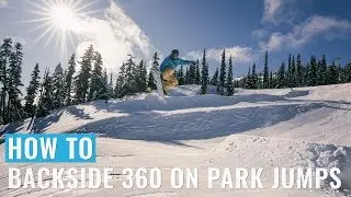 Как выполнить бэкфлип 360 на сноуборде при прыжках в сноупарке