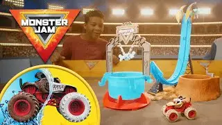 Monster Jam Mud Blasters Dunk Tank TV Commercial