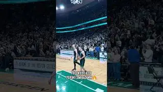 Postgame P was HYPE after the win 🗣️ #celtics #nba #shorts