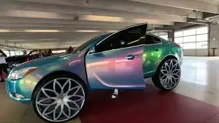 Clean Buick, And A Nice Color Shift Paint On 28's. 