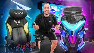 LUXUS GAMING STUHL mit HEIZUNG & BEL&Uuml;FTUNG VS ERGONOMIE-K&Ouml;NIG! Autofull M6 Ultra vs G7 im Test