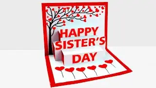 Sister's day card making handmade/ Easy and beautiful card for sister's day | Sister's Day Cards