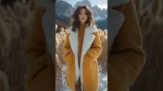 Chic Mustard Coat with Cozy Sweater Vibes #fashion #winterwear #cozyfashion