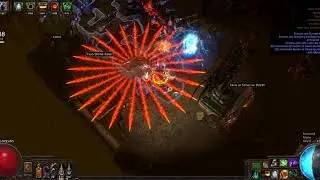 Path of Exile Chains of Command Brain Rattler Maze of the Minotaur clear