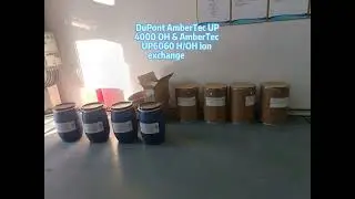 DuPont AmberTec UP4000 OH & AmberTec UP6060 HOH ion exchange resin shipped to Heilongjiang Province