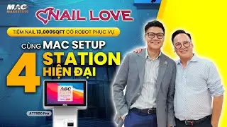Gh&eacute; thăm tiệm nail lớn nhất thế giới với robot tự phục vụ | Thăm tiệm c&ugrave;ng MAC!