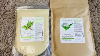 من أروع الاعشاب الهندية لثكتيف الشعر  ومنع التساقط و لمسة ناعمة kapor kachli kachur sugandi