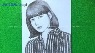 How to draw lisa BlackPink || how you like that Lisa sketch || Pencil drawing step by step || រៀនគូរ