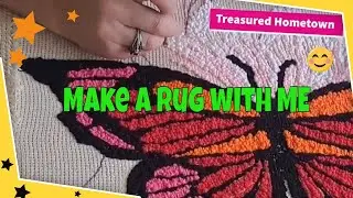 Tranquil Stitching, Creating a Calming Punch Needle Rug