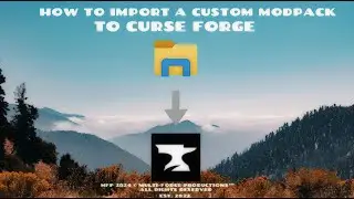 How to import a custom modpack to Curse Forge - Modpack Tutorial