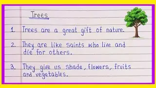 10 Lines On Trees in English/Essay On Trees in English/Paragraph On Trees/Trees Essay in English 