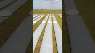 Принцип технологии хранения зерна в пластиковых рукавах