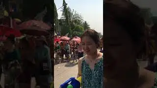 Flower Car Parade at Songkran Festival in Luang Prabang