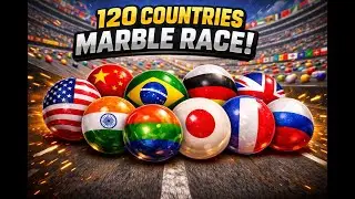 120 countries marble race battle royal 🔥🗺️