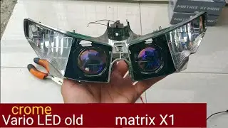 Vario LED old matrix X1 driver luar Sinar otomotif 