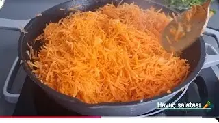 HAVU&Ccedil; MEZESİ| SALATA TARİFLERİ |SEBZE YEMEKLERİ🥕have a salad /Karotten salat/Mezesi tarifi