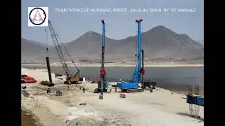 Piling work of Mughsayl Bridge , Salalah Sultanate of Oman   Ongoing project by Technibuild