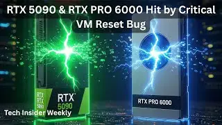 RTX 5090 & RTX PRO 6000 Hit by Critical VM Reset Bug &mdash; Host Reboot Required!