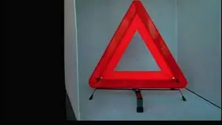 LED warning triangle