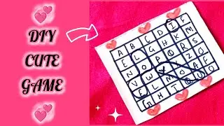 DIY Cute gift idea 💞 | cute game craft | tutorial | esay and simple art and craft 