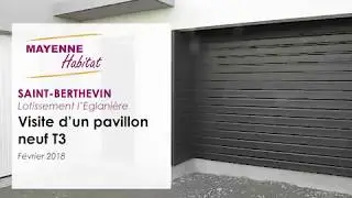 Visite d'un pavillon T3 neuf &agrave; loyer mod&eacute;r&eacute; &agrave; Saint-Berthevin