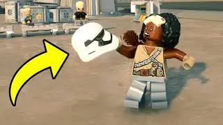 JANNAH IS SCARED OF HER FIRST ORDER STORMTROOPER HELMET! - LEGO Star Wars The Skywalker Saga