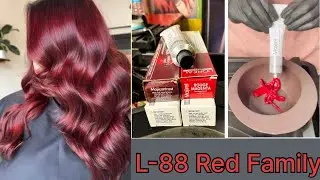Igora royal hair color | burgundy hair color | l-88 hair color #hairbrother