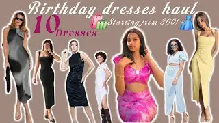 Birthday Dresses haul🛍🎀 ||Maxi Dresses, Bodycon Dresses and Co-ord Set🤌|| Under 1200/-🫣||