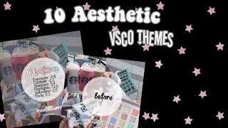 10 Aesthetic VSCO Themes ( Filter + Settings )