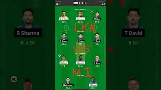 LKN VS MI || IPL 2023 || Dream11 Team Prediction #ipl #dream11 #youtubeshorts #shots #shot