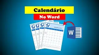 Como fazer calend&aacute;rio no word