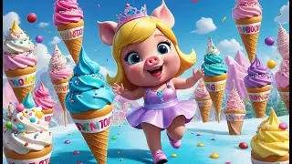 Princess Piggy&rsquo;s Ice Cream Parade | Sweet Royal Adventure Song for Kids | Ice Cream Parade Rhyme