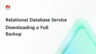 Relational Database Service (RDS): Downloading a Full Backup