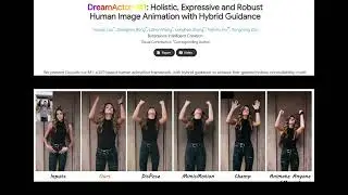 Bytedance DreamActor-M1! Human Image Animation