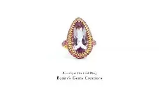 Amethyst Cocktail Ring