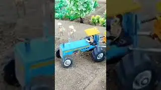 Mini Creative tractos 🥰 🤔 🚜diy mini tractor disc harrow machine part 2 | disc plough | mounted disc
