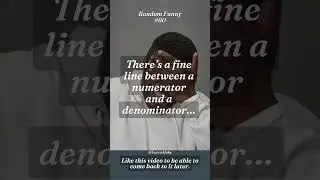 Random Funny 60 - The Clever Wordplay of Numerators and Denominators! - Video Short