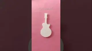 Guitar 🎸 Craft Ideas | Thermocol Guitar | Thermocol Art And Craft | Thermocol Guitar Making Idea