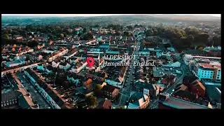 Walking Tour Aldershort Town Center,Hampshire,UK,England [NCR MOTO VLOG NEPAL] 4K HDR