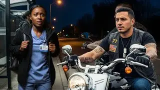 77 Road Reapers Sense a Hidden Threat at a Bus Stop&mdash;Saving a Shaking Girl Just in Time.. #bikers
