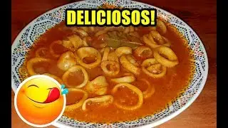 CALAMARES EN SALSA! DELICIOSOS!!!