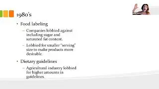 Why is food political?  Lobbying in the food industry