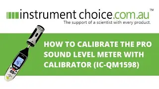How to Calibrate the Pro Sound Level Meter With Calibrator (IC-QM1598)